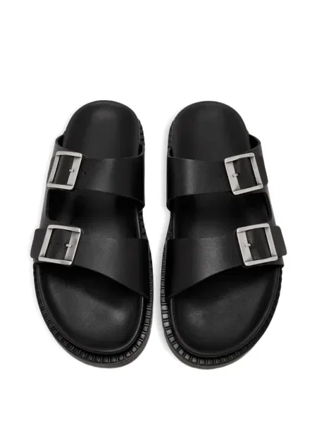 Papuci Forsa cu cataramă negru