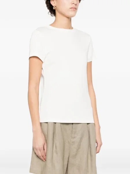 Tricou Eleh scurt alb