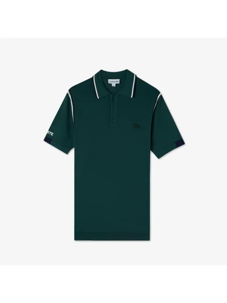 Поло Lacoste зеленое