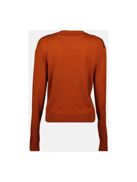 Sweter Saint Laurent pomarańczowy