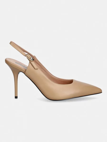 Love Moschino pantofi cu stiletto bej