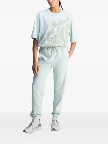Тениска Adidas By Stella Mccartney с кръгло деколте зелено