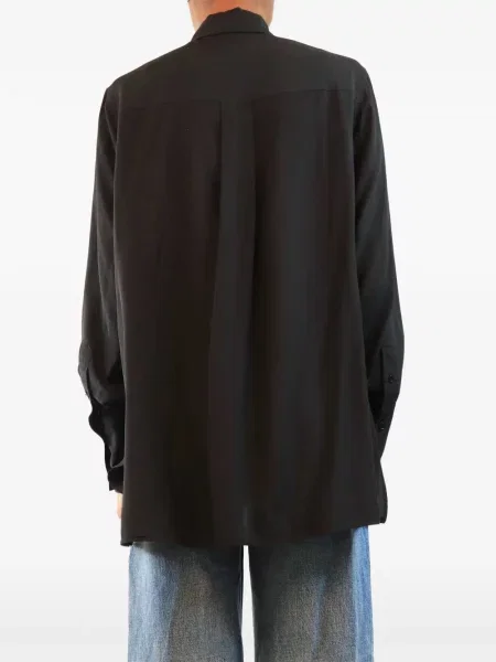 Cămașă Victoria Beckham negru