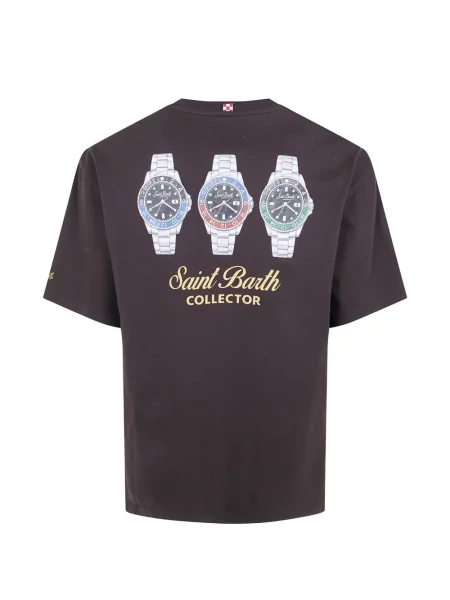 Tricou Mc2 Saint Barth cu imagine maro