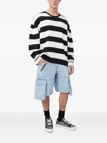 Pantaloni scurți din denim Gcds albastru