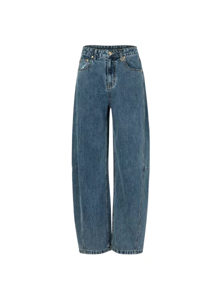 Coster Copenhagen Pantaloni Anna deschis albastru