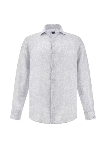 Cămașă Paul & Shark cu imagine cu model paisley alb