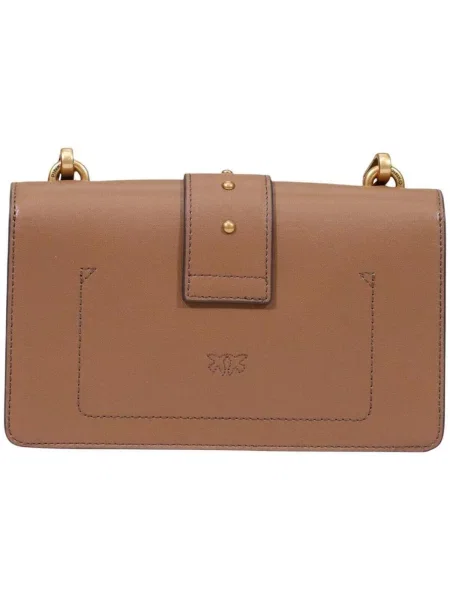 Geanta crossbody Pinko din piele maro