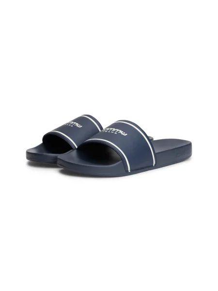 Natikači Tommy Jeans Tjm Summer Sandal Mornarsko modra bela