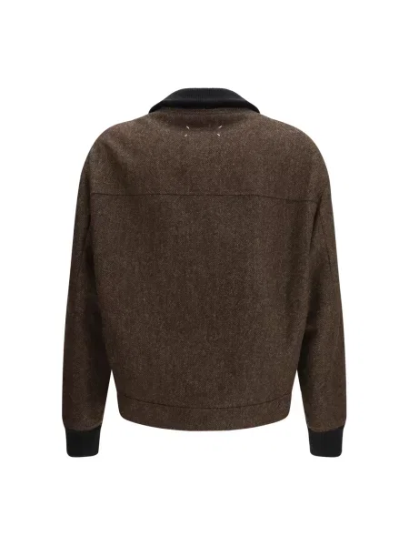 Kurtka Mm6 Maison Margiela wełniana brązowa