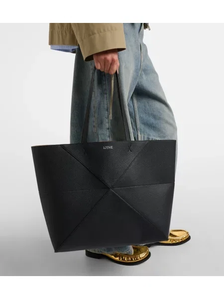 Geantă shopper Loewe din piele negru