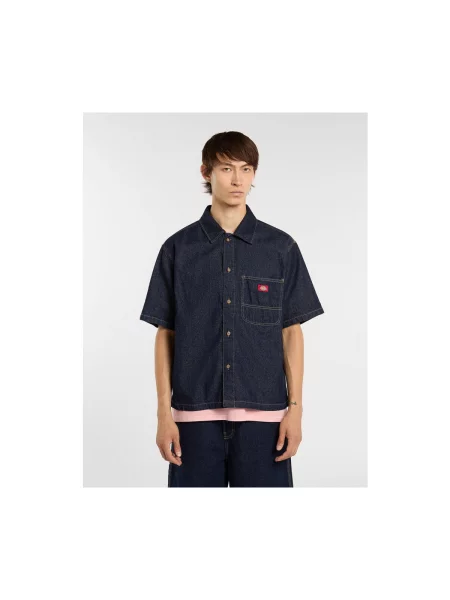 Cămașă din denim Dickies albastru