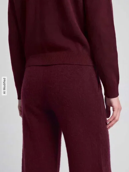 Spodnie o kroju regular fit o szerokości z czystego kaszmiru Jake*s Casual
