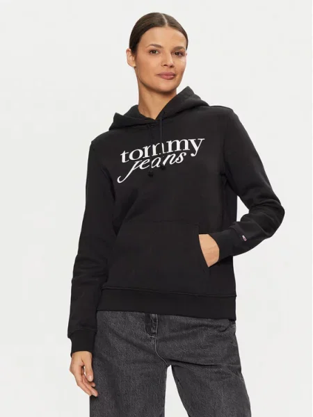 Μπλούζα Tommy Jeans μαύρο