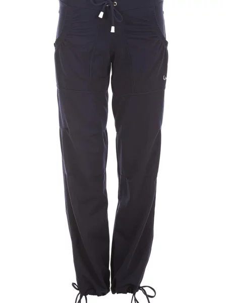 Winshape Pantaloni sport albastru închis alb