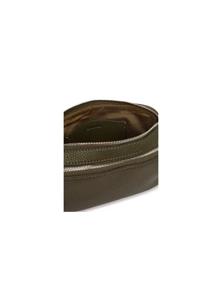 Torbica Calvin Klein Webbing 2X Strap Camera Bag Tamno zelena