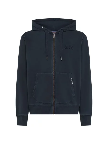 Hanorac cu glugă Sun68 albastru