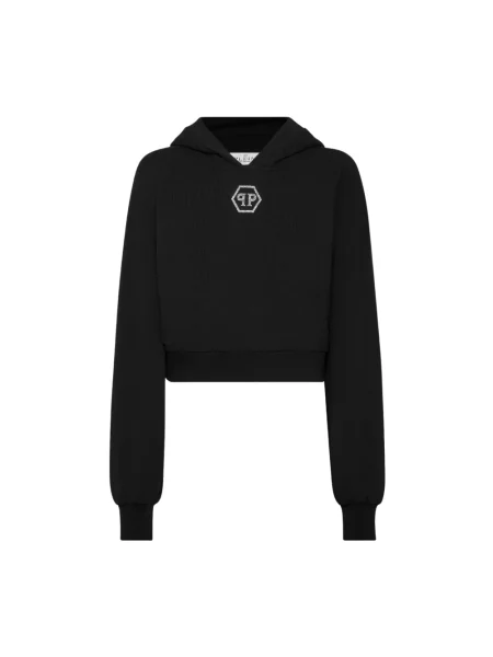 Bluza Philipp Plein skórzana w panterkę czarna