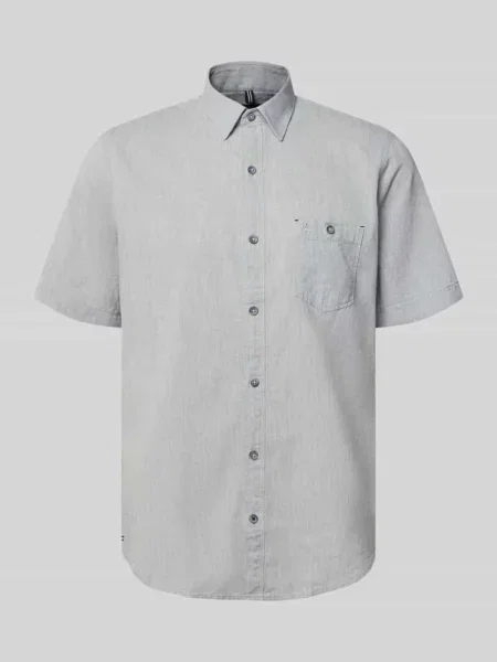 T-shirt o kroju regular fit z mieszanki bawełny Lerros