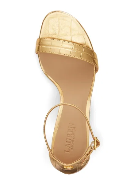 Lauren Ralph Lauren Sandale cu baretă ALLIE' auriu