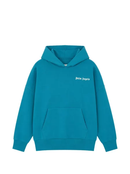 Bluza z kapturem dziecięca Palm Angels niebieska