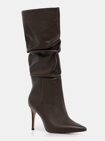 Answear.LAB ghete de piele cu cui maro