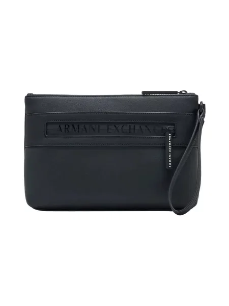 Taška Armani Exchange z ekologickej kože čierna