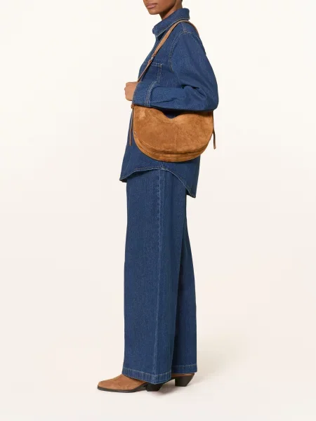 Comma Casual Identity Džíny Se Širokými Nohavicemi blue modré