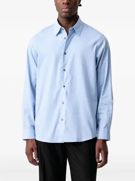 Košulja Armani Exchange s printom plava
