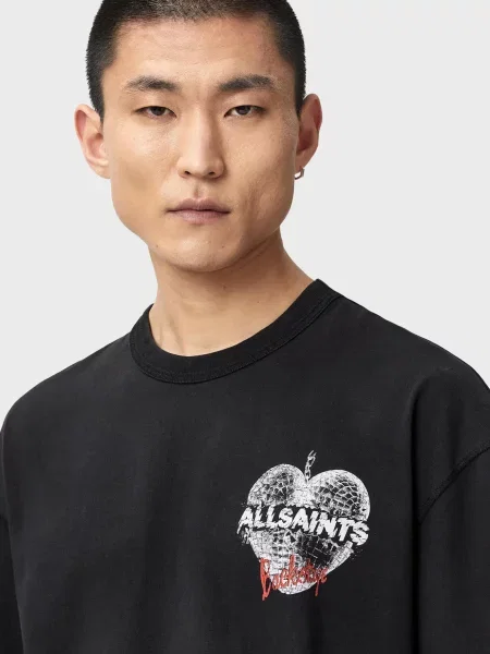 Футболка Allsaints чорна