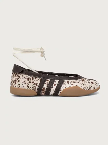 Adidas Originals baleríny kožené Taekwondo Mei Ballet béžová