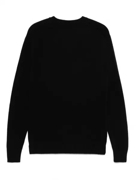 Pulover Seven Gauge de lână cu decolteu rotund negru