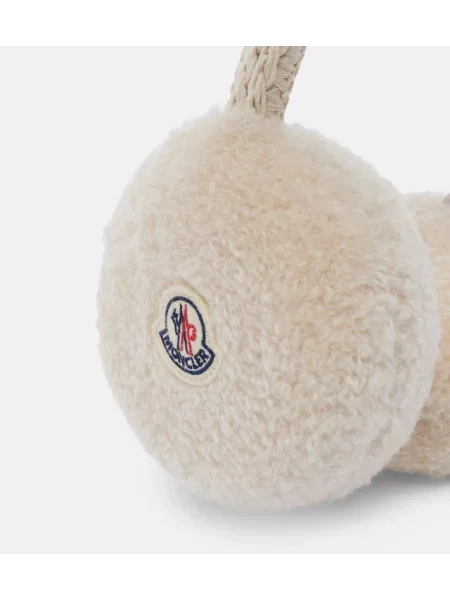 Căciulă Moncler teddy alb