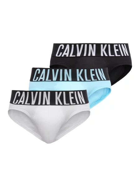 Calvin Klein Underwear Spodnje hlačke svetlo modra / svetlo siva / črna bela