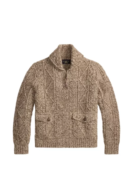 Cardigan Ralph Lauren Rrl tricotate maro