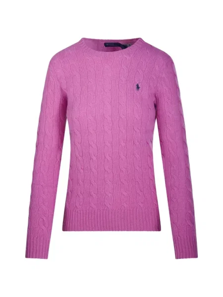 Pulover Polo Ralph Lauren cu broderie roz