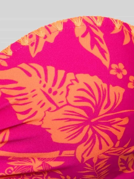 Bikini z kwiatowym nadrukiem na całej powierzchni model Kensi' Venice Beach różowe