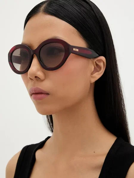 Слънчеви очила Moschino бордо