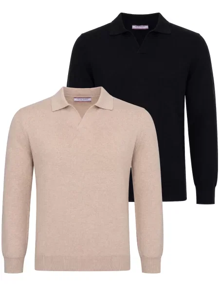 Felix Hardy Pulover bej negru