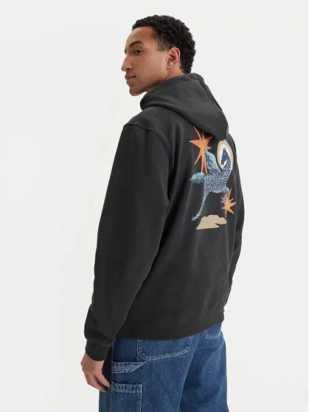 RVCA Jopa Pegasus Boxy Fit črna