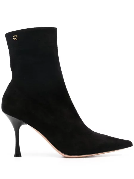 Botine Gianvito Rossi din piele de căprioară negru