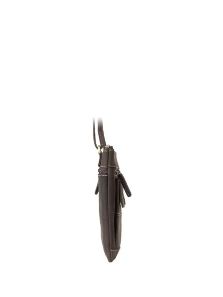 Кожаная сумка Visconti коричневая
