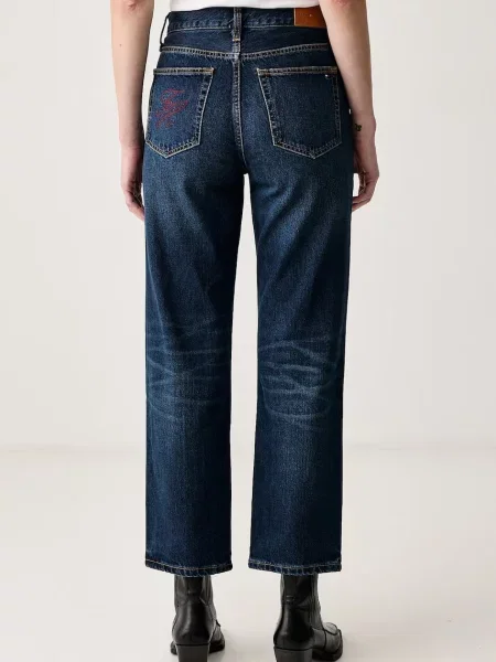 Tommy Hilfiger jeansy straight granatowe