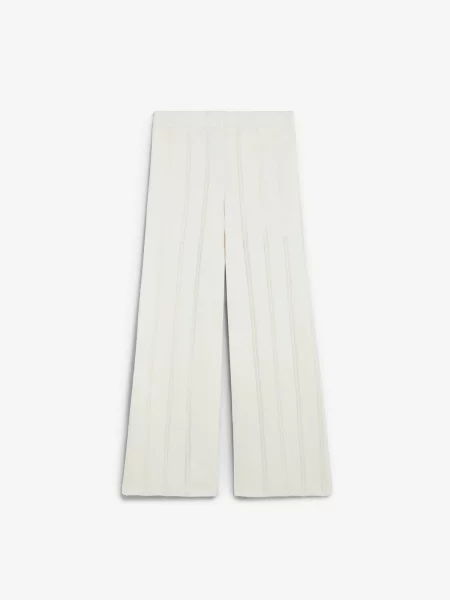 Scalpers Pantaloni ecru alb