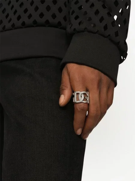 Chunky prsten Dolce & Gabbana stříbrný