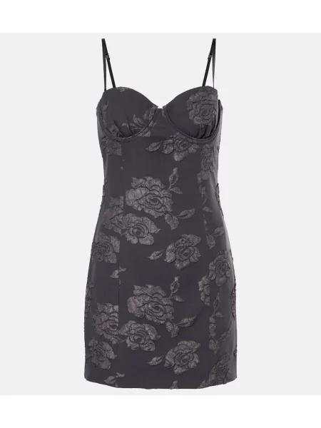 Rochie Rotate cu dungi gri