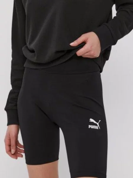 Puma Pantaloni scurți ciclism Classics Tight Fit negru