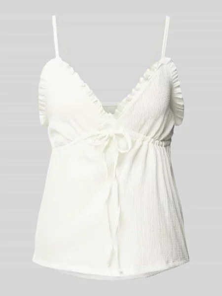 Top Only na ramiączkach biały