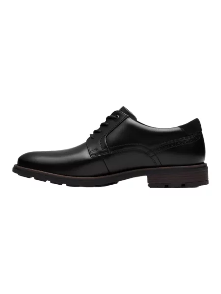 Półbuty Clarks skórzane czarne