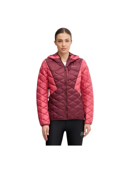LA Sportiva kurtka sportowa puchowa Pinnacle Down bordowy czerwona
